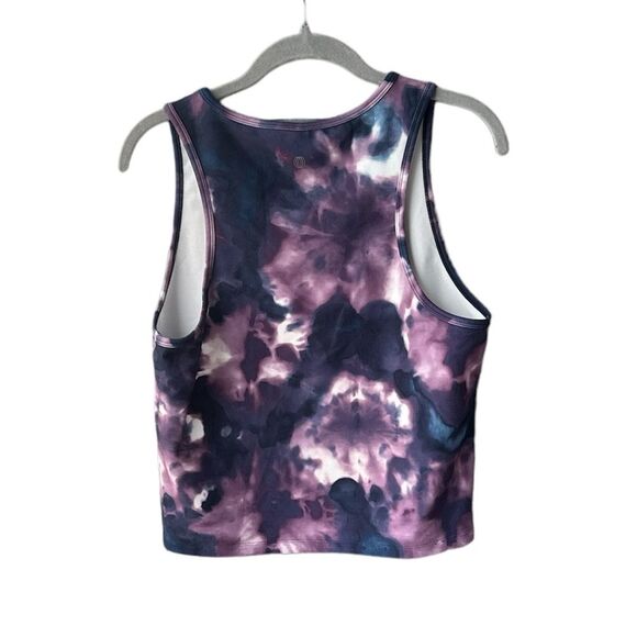 Balance Collection Crop Purple Tie Dye Workout Tank Size XL - Picture 2 of 4